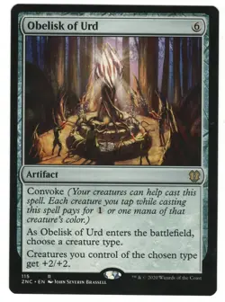 MTG Obelisk of Urd Zendikar Rising Magic The Gathering TCG - Image 1