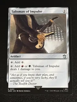 MTG Universes Beyond: Doctor Who Talisman Of Impulse 0251 NM - Image 1