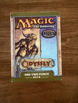 Magic The Gathering Theme Deck Odyssey ONE-TWO PUNCH Unsealed 2001 WOTC - Image 1