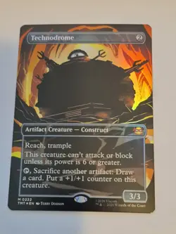 1x Technodrome (Borderless) Foil Teenage Mutant Ninja Turtles NM x1 - Image 1