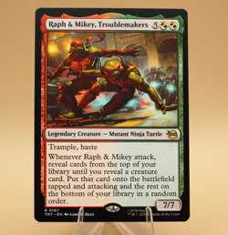 Raph & Mikey, Troublemakers | 167 | Rare | Regular | TMNT | Store Promo Eligible - Image 1