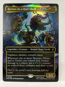 Heroes in a Half Shell #6 (Borderless) Magic: Teenage Mutant Ninja Turtles - Image 1