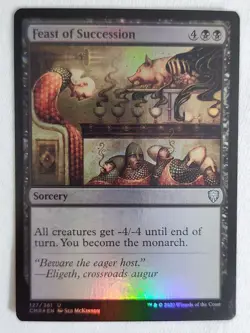 Feast of Succession #127 Commander Legends Foil Magic the Gathering - Image 1