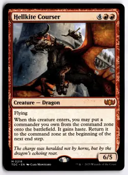 Hellkite Courser NM TDC Commander: Tarkir: Dragonstorm MTG - Image 1