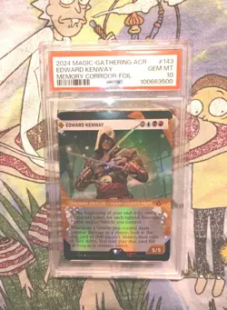 MTG Edward Kenway Showcase Foil Assassin's Creed PSA 10 - Image 1