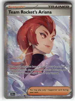Team Rocket's Ariana - 237/182 SV10: Destined Rivals NM Pokemon Card TCG - Image 1