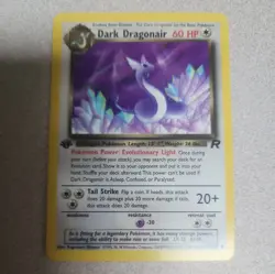 Dark Dragonair 1st Edition 33/82 Vintage Pokemon Card Team Rocket 2000 WOTC - Image 1
