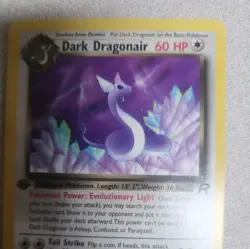 Dark Dragonair 1st Edition 33/82 Vintage Pokemon Card Team Rocket 2000 WOTC - Image 4