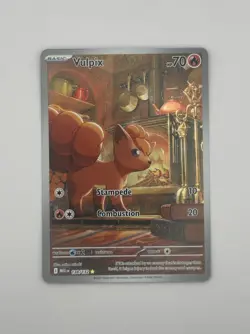 Vulpix 138/132 Me01: Mega Evolution Illustration Rare 70 HP Holo Pokemon TCG - Image 1