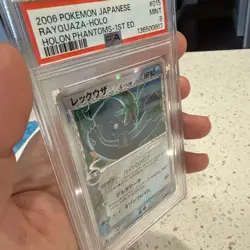 PSA 9 Pokemon Rayquaza Delta 015/052 Holo HOLON PHANTOMS 2006 Japanese 1st ed JP - Image 3