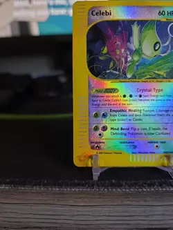 Celebi 145/144 Skyridge Reverse Holo Secret Rare Crystal Pokemon TCG MP-HP - Image 3