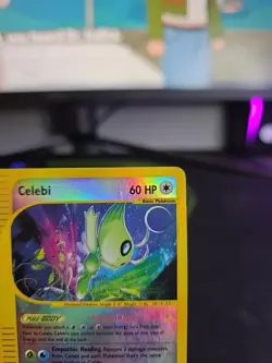 Celebi 145/144 Skyridge Reverse Holo Secret Rare Crystal Pokemon TCG MP-HP - Image 5