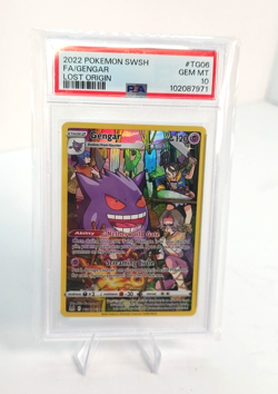 Gengar - Full Art/GENGAR -TG06- Lost Origin - Pokemon SWSH 2022 PSA 10 - Image 1