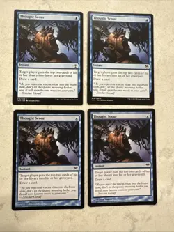 Magic the Gathering MTG Thought Scour Play Set Of 4 Cards - Image 1