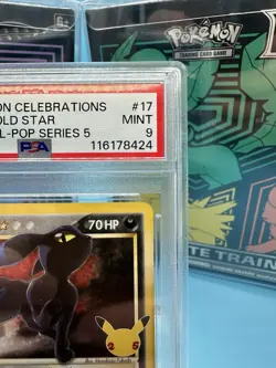 2021 POKEMON CELEBRATIONS CLASSIC COLL #17 UMBREON-GOLD STAR PSA 9 - Image 3
