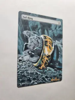SOL RING ONE RING LOTR LORD RINGS V2 MAGIC ALTERED ART HAND PAINT DEMIAN SOLIS - Image 2