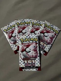 Pokemon Scarlet & Violet 151 - Five Booster Packs - English - Image 1