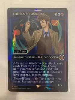 MTG: Universe Beyond, Dr. Who, The Tenth Doctor, Serialized 291/510, MINT! - Image 1