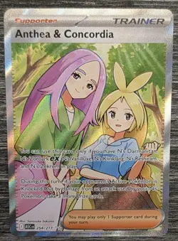 Anthea and Concordia 254/217 Ascended Heroes Pokemon TCG Full Art Trainer - Image 1