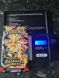 Pokemon TCG Ascended Heroes Heavy 22.74g Sealed Booster Pack - Image 1