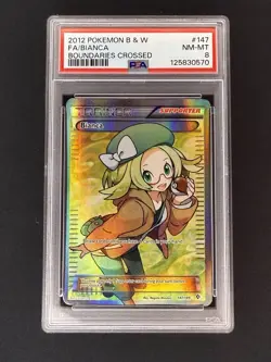 Pokemon Bianca Boundaries Crossed Full Art #147 PSA 8 - Image 1
