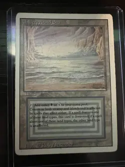MTG Underground Sea Dual Land | Revised Edition | MP - Image 1