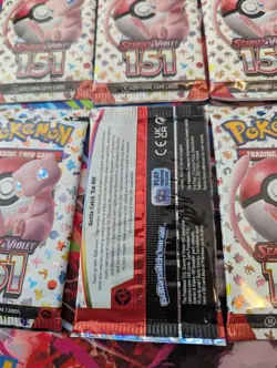 ***LOT x10*** Pokemon TCG ~ Scarlet & Violet 151 Booster Pack ~ Factory Sealed - Image 3