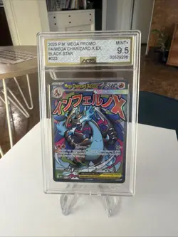 Pokemon Mega Charizard X EX Promo Holo 023 Me: Mega Evolution AGS 9.5 - Image 1