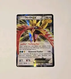 Pokemon Ho-Oh EX 92/122 Breakpoint XY Ultra Rare LP - Image 1