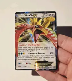 Pokemon Ho-Oh EX 92/122 Breakpoint XY Ultra Rare LP - Image 3