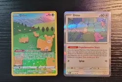 Ditto GG22/GG70 and 132/165 holo Crown Zenith: Galarian Gallery Pokemon - Image 1