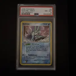 2006 Pokemon EX POP Series 2 Suicune-Holo #4 PSA NM-MT 8 - Image 1