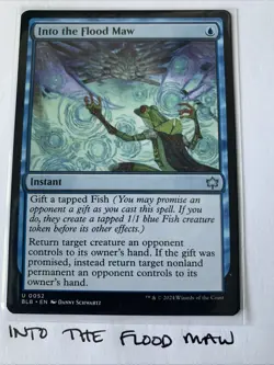 Into the Flood Maw Bloomburrow Regular x3 - Image 1
