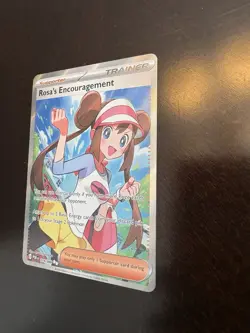 Rosa’s Encouragement 114/088 Full Art Trainer Pokemon TCG Perfect Order NM + Ex. - Image 2