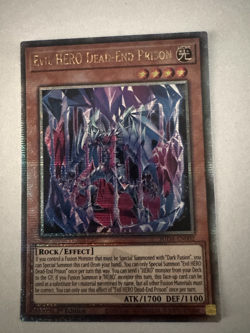 Evil HERO Dead-End Prison SUDA-EN002 Quarter Century Rare 1st Edition Yugioh - Image 2