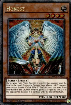 Honest - Quarter Century Secret Rare 1st Edition MP24-EN023 - NM - YuGiOh - Image 1