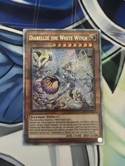 Yugioh Diabellze The White Witch ALIN-AE012 Quarter Century Secret Asian English - Image 1
