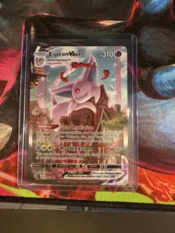Espeon VMAX Alternate Art Secret Rare Fusion Strike Pokemon TCG Card 270/264 - Image 3