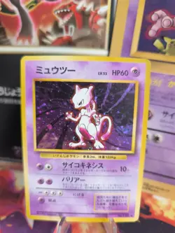 Pokemon Karte Card Mewtwo Mewtu Expansion Base Set 1996 Holo Wotc japan Exc-NM - Image 1