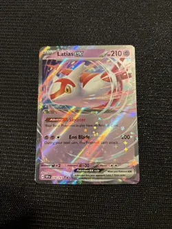 Pokemon TCG Latias EX Surging Sparks Scarlet & Violet Double Rare Card 76/191 - Image 1