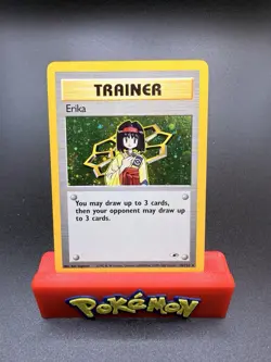 Pokemon Gym Heroes Erika Holo 16/132 LP 0021 Card Rare - Image 1