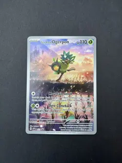 Teal Mask Ogerpon SVP123 - Black Star Promo - Pokemon card - scarlet & violet - Image 1
