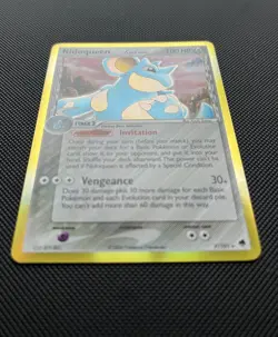2006 Pokemon TCG Nidoqueen 7/101 EX Dragon Frontiers Holo Rare Card LP - Image 2