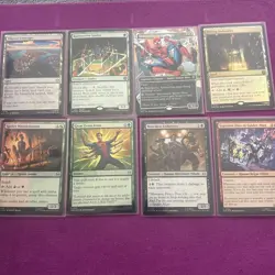Magic The Gathering Spider-Man Lot of 160+ cards + 25 holo and promo card. - Image 1