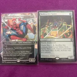 Magic The Gathering Spider-Man Lot of 160+ cards + 25 holo and promo card. - Image 4