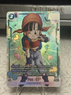 Pan : GT FB09-112 Alternate Art Dual Evolution Dragon Ball Card English Fusion - Image 1