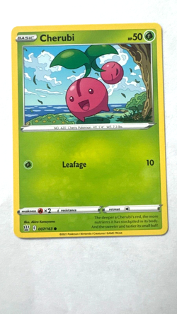 Cherubi 007/163 - Battle Styles - Common - NM - Pokemon Card - Image 1