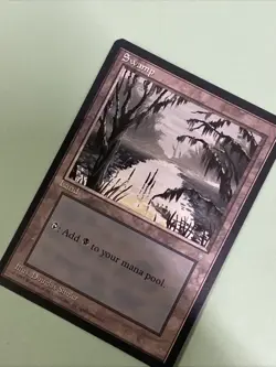 1995 MTG Magic the Gathering - Ice Age - Swamp - LP - Image 3