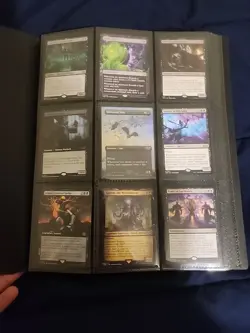 Magic The Gathering Bulk: Rares With Binder (Black) - Image 1