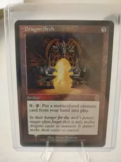 Vintage MTG Magic the Gathering Dragon Arch (foil) Apocalypse (#135) NM - Image 1